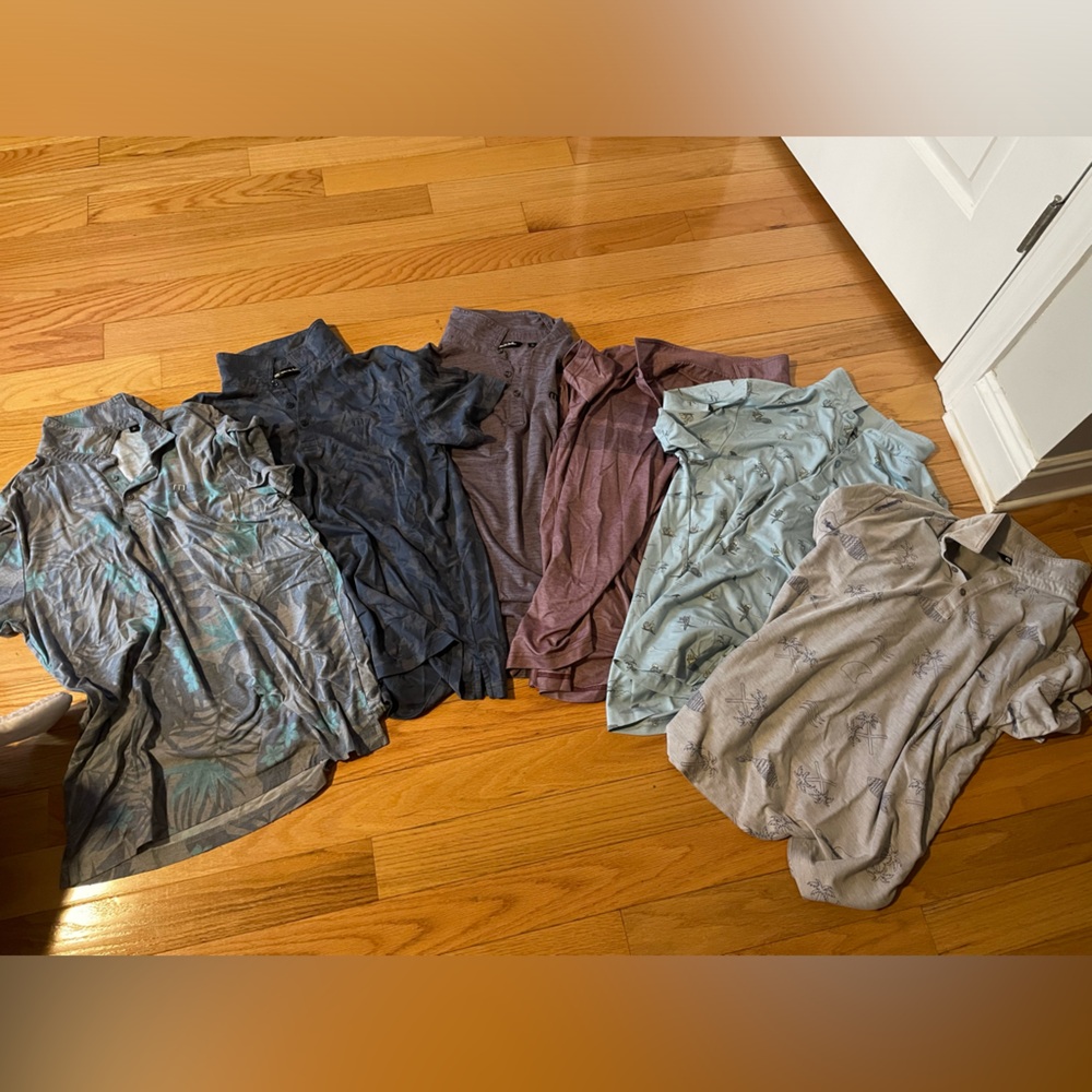 6 Travis Mathew Polos - Large